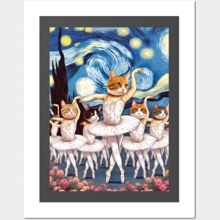 Cat Ballet Posters and Art